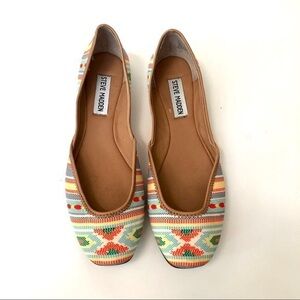 STEVE MADDEN Azeka multicolor flats size 8